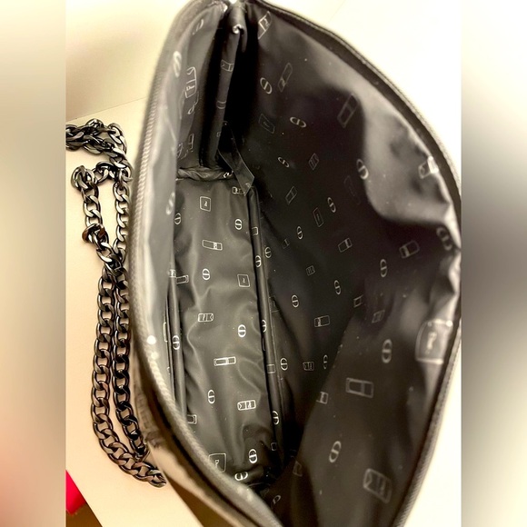 Authentic Dior Beauty bag/ new gunmetal, Crossbody chain with additional pouch - Picture 7 of 14